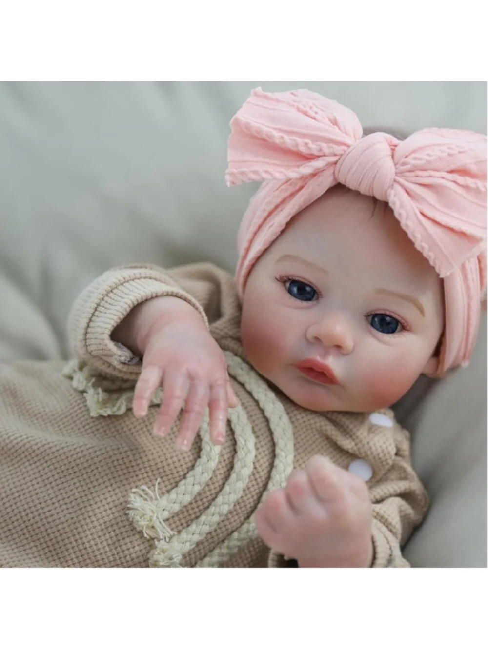 Realistic Reborn Baby Dolls 18 Inch Lifelike Newborn Baby Girl Weighted